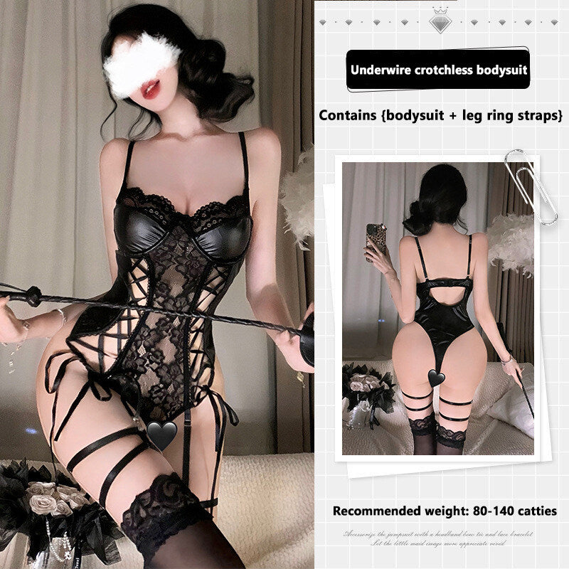 🔥Limited time offer🔥Hollow see-through steel support sexy lingerie😍