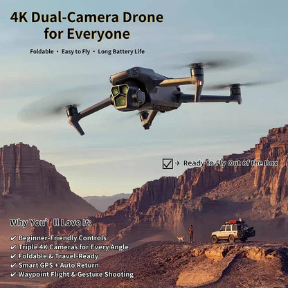 ✨Today's offer🛩️ Drone with 4K camera for adults