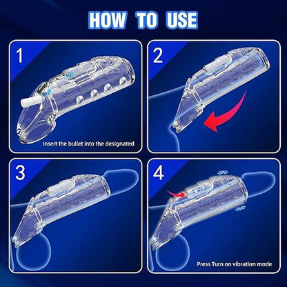 🔥🎁 2025 HOT Deal 💥 Reusable Penis Vibrator – Makes You Longer, Harder & Unstoppable 😍