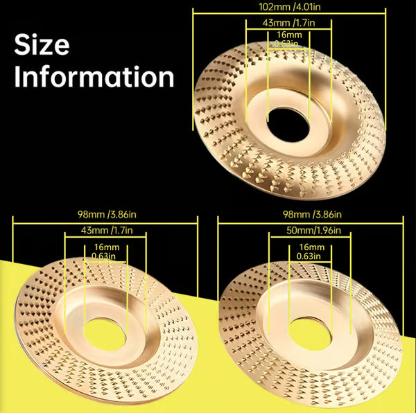 🔥🔨 Pro-Grade Wood Cutting Discs [3 PCS]