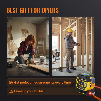 🛠️3 in 1 Laser Tape Measure 📏