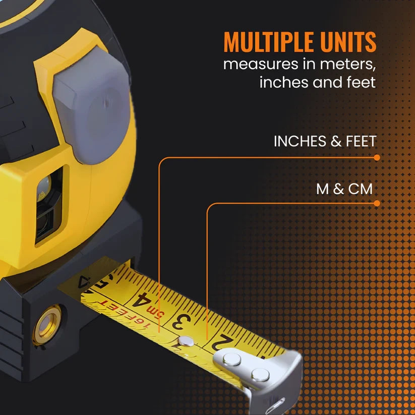 🛠️3 in 1 Laser Tape Measure 📏