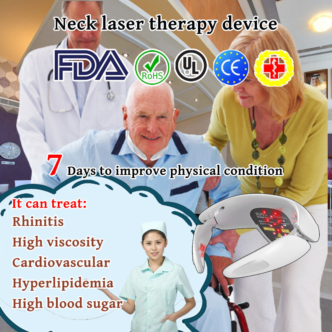 Neck + nasal cavity cardiovascular semiconductor therapy device
