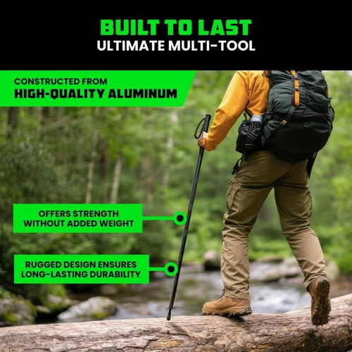 💥70%OFF🔥Tactical Hiking Stick w/ Integrated Survival Kit