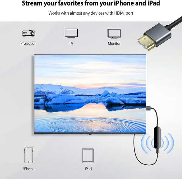 📺iShare iOS Wireless HDMI Display Adapter 🎉