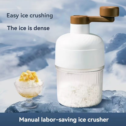🧊Ice shaver, ice cream machine, manual portable ice crusher and ice shaver, with ice cube mold