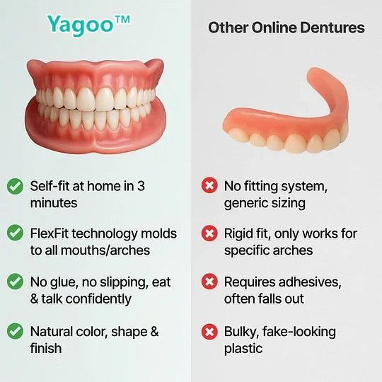 🏆Ends Today: 70% OFF! Yagoo™ Custom Custom-Fit Full Functional DenturesMake you more confident – Made in the USA & FDA-Certified